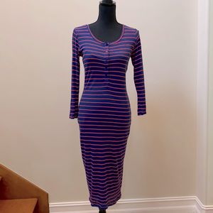 Splendid body-con midi dress with slip